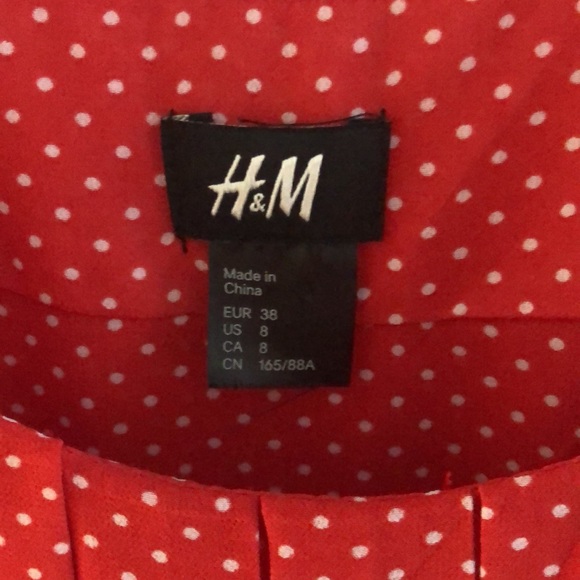H&M red polka dot dress - Picture 3 of 5